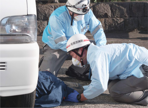 通報者へ応急処置の的確な指示を可能に